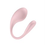Розовое интерактивное виброяйцо Spot 519144