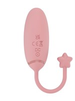 Нежно-розовое виброяйцо с управлением через приложение Diana 519316