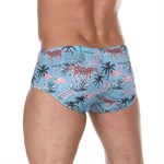 Бирюзовые мужские плавки с оригинальным принтом Doreanse Mayo 519347 Бирюзовые мужские плавки с оригинальным принтом Doreanse Mayo 519347