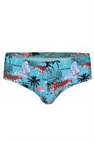 Бирюзовые мужские плавки с оригинальным принтом Doreanse Mayo 519347 Бирюзовые мужские плавки с оригинальным принтом Doreanse Mayo 519347