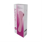 Нежно-розовый двусторонний стимулятор Daisy Massager - 20,2 см. 519447