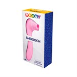 Розовый стимулятор Smoooch Clitoral Suction & Vibration - 18,6 см. 519451