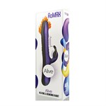 Фиолетовый вибратор-кролик Romax - 24,4 см. 519457