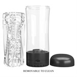 Прозрачный мастурбатор с вибрацией Tamara 519532