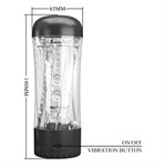 Прозрачный мастурбатор с вибрацией Tamara 519532