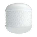 Белый сквозной мастурбатор Crystle 519539