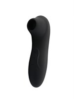 Черный вакуумный стимулятор клитора Curvy 519549 - фото 849631
