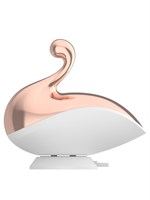 Белый вакуумный стимулятор клитора Liberty Swan 519550 - фото 849637