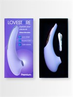 Сиреневый вакуумный стимулятор клитора Premium 519551