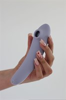 Сиреневый вакуумный стимулятор клитора Premium 519551