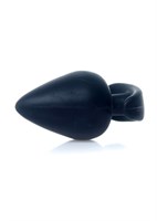 Черная анальная втулка Bubble - 9,5 см. 519559