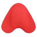 Красный вибратор на палец Carnation 519589