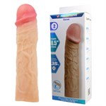 Телесная насадка на пенис Derek - 21,5 см. 519596