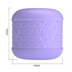 Сиреневый сквозной мастурбатор Cory 519632