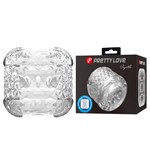 Прозрачный сквозной мастурбатор Crystle 519633