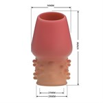 Реалистичная насадка на пенис Matias 519636