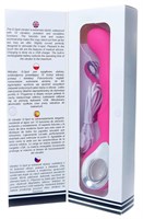 Розовый вибратор для массажа точки G - 20 см. 519667
