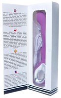 Фиолетовый вибратор для массажа точки G - 20 см. 519668