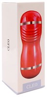 Двусторонний мастурбатор в колбе Cleo - вагина и ротик 519680