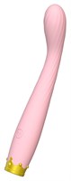 Розовый вибратор для точки G - 17,8 см. 519693