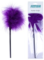 Фиолетовая пуховка для любовных игр - 28 см. 519749 Фиолетовая пуховка для любовных игр - 28 см. 519749