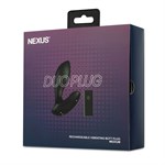 Черная анальная вибровтулка Nexus Duo Plug Medium 519821