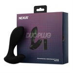 Черная анальная вибровтулка Nexus Duo Plug Medium 519821