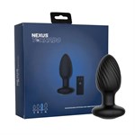 Черная анальная вибровтулка Nexus Tornado Large с функцией вращения 519823