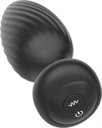 Черная анальная вибровтулка Nexus Tornado Extra Large с функцией вращения 519824