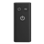 Черная анальная виброёлочка Nexus Tornado Beaded Probe Large с функцией вращения 519826