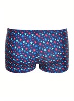 Синие плавки-боксеры с цветными звездочками 520118