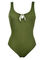 Совместный купальник в мелкую клетку 520799