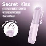 Сиреневый вакуумный стимулятор Secret Kiss 520872