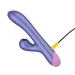 Сиреневый вибратор Romp Pulse с бесконтактной клиторальной стимуляцией - 22 см. 521541