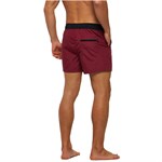 Бордовые пляжные мужские шорты 521754
