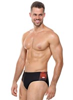 Мужские плавки с оригинальной брендированной вставкой сбоку 522005