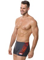 Мужские плавки-боксеры с оригинальной брендированной вставкой 522011