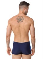 Мужские плавки-боксеры с контрастной брендированной вставкой 522019