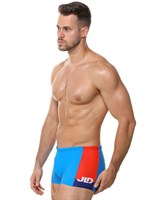 Мужские плавки-боксеры с контрастной брендированной вставкой 522019