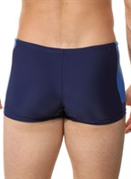 Мужские плавки-боксеры с контрастной брендированной вставкой 522019