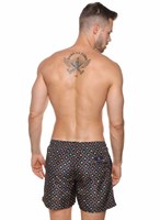 Мужские пляжные шорты с принтом в виде кепок 522031