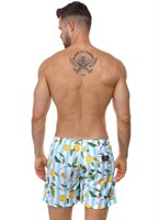 Мужские пляжные шорты с принтом в виде лимонов 522034