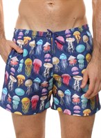 Мужские пляжные шорты с принтом в виде медуз 522048