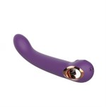 Фиолетовый силиконовый вибратор - 22,1 см. 522172