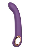 Фиолетовый силиконовый вибратор - 22,1 см. 522172