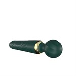 Зеленый двусторонний вибратор-wand Secwell - 22 см. 522176