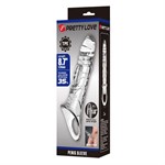 Прозрачная насадка на пенис - 22 см. 522930