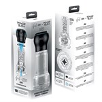 Набор PowerBlow & Feel Pocket Stroker Crystal: мастурбатор и интерактивная насадка 522981