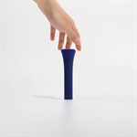 Синий мини-вибромассажёр Caress 523508