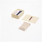 Синий мини-вибромассажёр Caress 523508